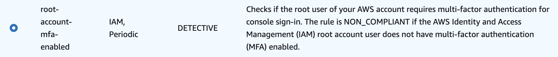 root account mfa enabled