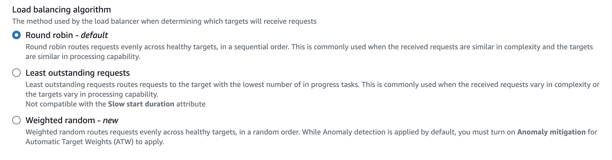 alb routing algorithm