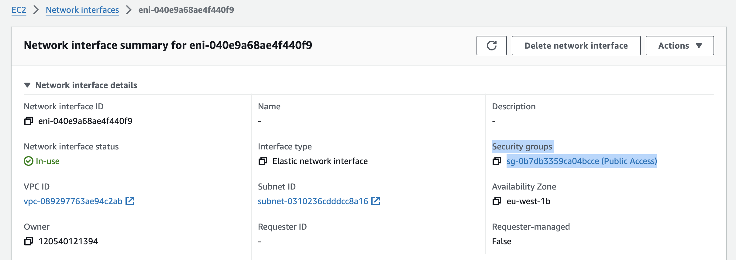 network interface