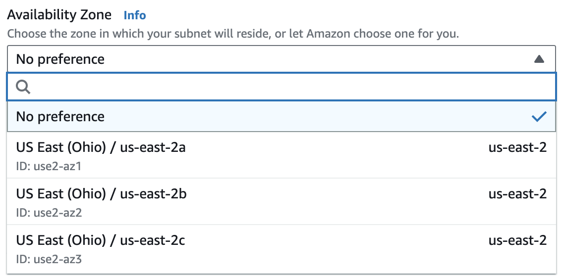 availability zones