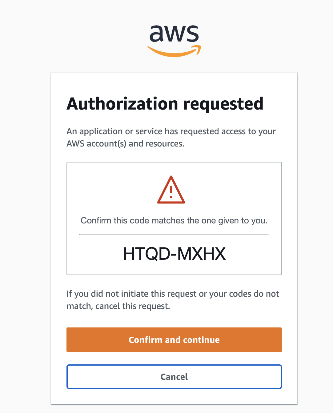 aws cli sso auth